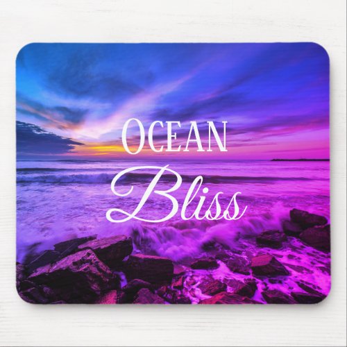 Vibrant Ocean Bliss Mouse Pad