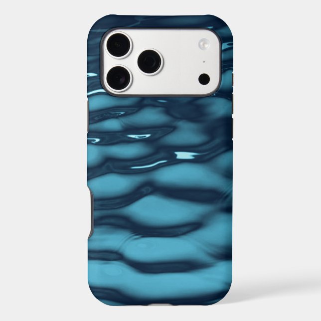Vibrant Ocean Current Texture Case-Mate iPhone Case (Back)