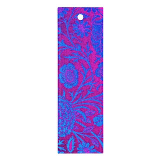 Vibrant, ombre, art nouveau,William Morris,purple, Ruler (Vertical)
