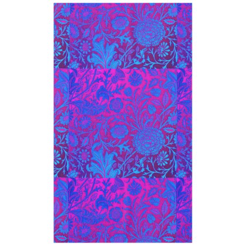 Vibrant ombre art nouveauWilliam Morrispurple Tablecloth