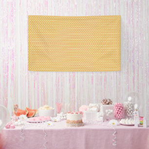 Vibrant Orange and Yellow Circle Background Banner