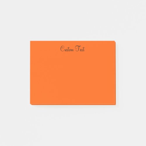 Vibrant Orange Post_it Notes