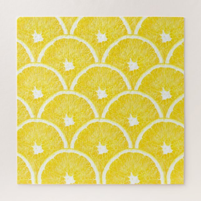 Vibrant Orange Pulp Background Pattern Jigsaw Puzzle (Vertical)