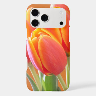 Vibrant Orange Tulip Flowers Close-Up Photograph iPhone 17 Pro Max Case