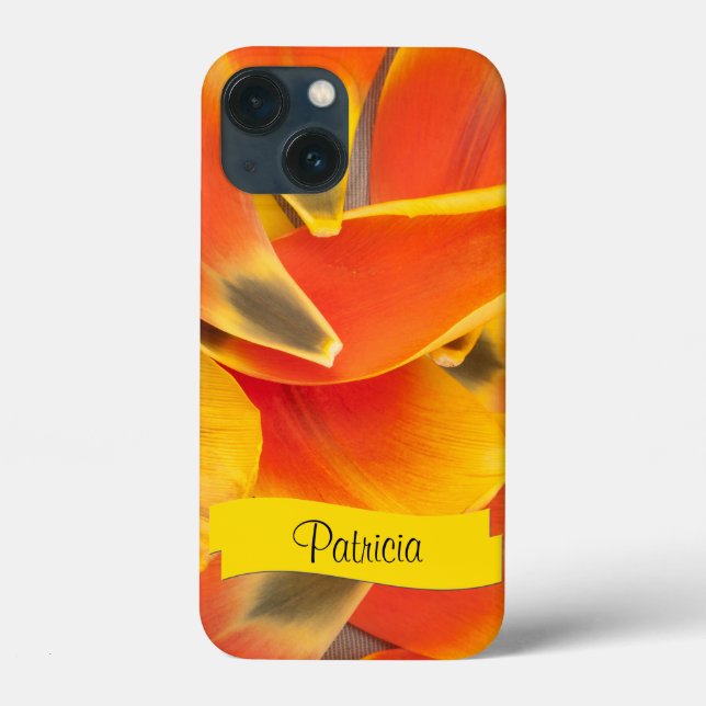 Vibrant Orange Tulip Petals Photograph Case-Mate iPhone Case (Back)