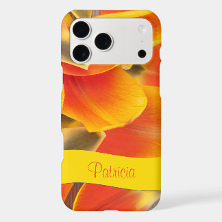 Vibrant Orange Tulip Petals Photograph iPhone 17 Pro Max Case