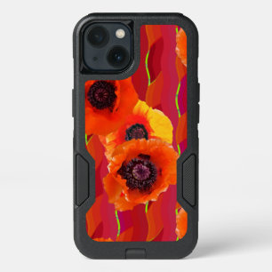 Vibrant Oriental Poppies iPhone 13 Case