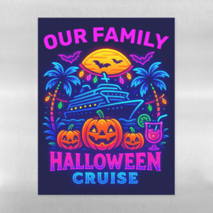 Vibrant Our Family Halloween Cruise Magnet Magnetic Dry Erase Sheet