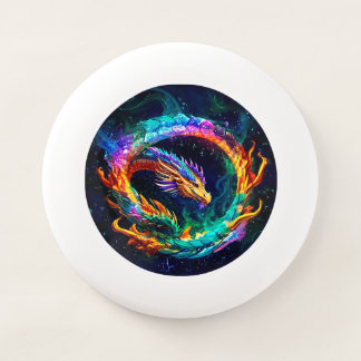 Vibrant Ouroboros Dragon Art Symbol Wham-O Frisbee