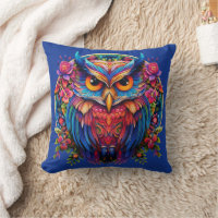 Vibrant Owl - Colorful Boho