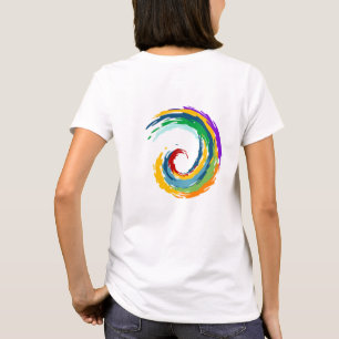  "Vibrant Palette: Multi-Color Round Design" T-Shirt