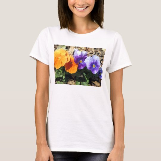 Vibrant Pansies T-Shirt