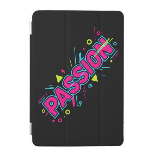 Vibrant Passion Typography - Retro 90s Pop Art Aes iPad Mini Cover