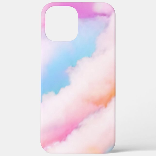 Vibrant Pastel Clouds with Dynamic Hues Case-Mate iPhone Case (Back)