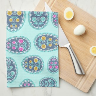 Vibrant Pastel Colors Pysanka Folk Art Eggs 
