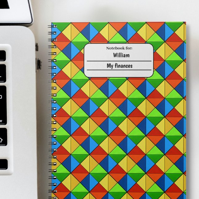 Vibrant pattern  notebook (Vibrant pattern notebook)