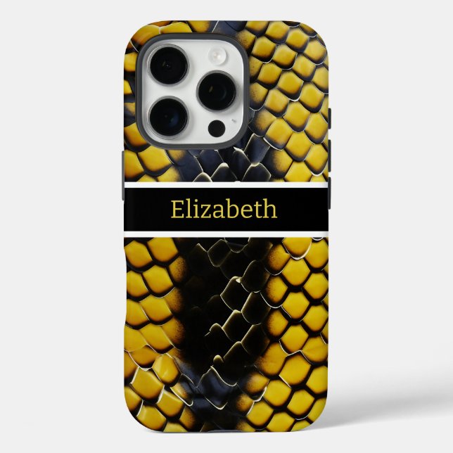 Vibrant patterns of a venomous snake Case-Mate iPhone case (Back)