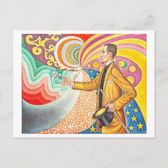 Vibrant Paul Signac Opus 217 Painting Postcard (Front)
