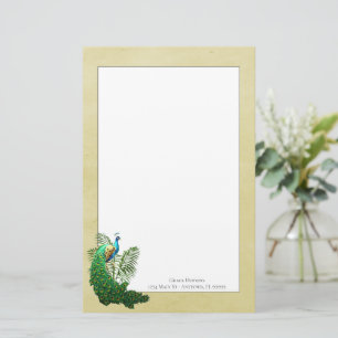 Vibrant Peacock Yellow Stationery