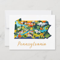 Vibrant Pennsylvania Landscape Art