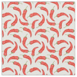 Vibrant Pepper Pattern Custom Craft Fabric