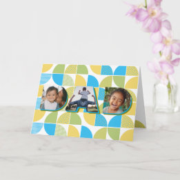 Vibrant Personalized Filipino Father's Day Gift Card