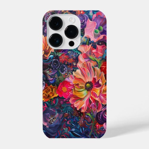 Vibrant Petal Dance iPhone 14 Pro Case