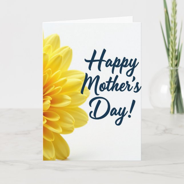 Vibrant Petal Mothers Day Card (Front)