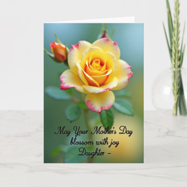 Vibrant Petals Mothers Day Card (Front)