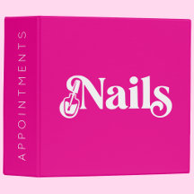 Vibrant Pink Elegant Nails Appointments 
