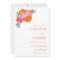 Vibrant Pink & Orange Floral Garden Photo Wedding