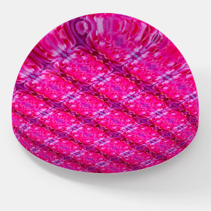 Vibrant pink rose petals M-size floral pattern Paperweight