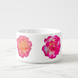 Vibrant Pink Roses Bowl