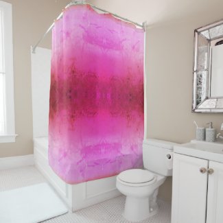 Vibrant Pink Shower Curtain