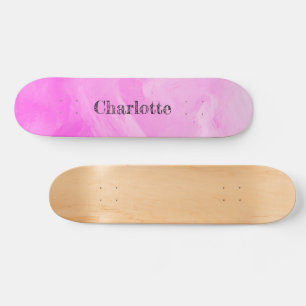 Vibrant Pink Skateboard