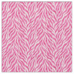 Vibrant Pink Zebra Print Fabric
