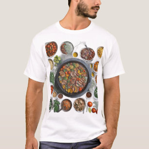 Vibrant Plant-Based Feast T-Shirt