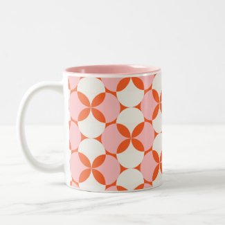 Vibrant & Playful Pink Orange Pattern