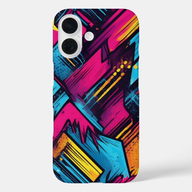Vibrant Pop Art  Bold Colors Phone Case (Back)
