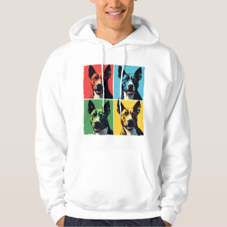 Vibrant Pop Art Dog Portraits Hoodie