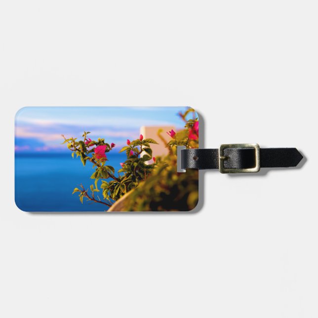 Vibrant Positano Travel Luggage Tag (Front Horizontal)