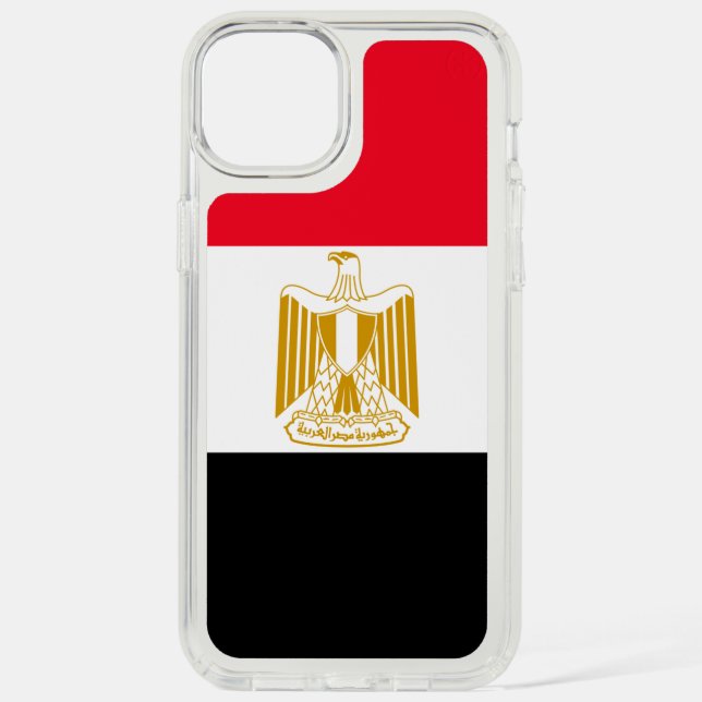 vibrant print of the Egyptian flag and emblem Speck iPhone Case (Front)