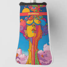 Vibrant Psychedelic Pop Art Groovy Retro Design