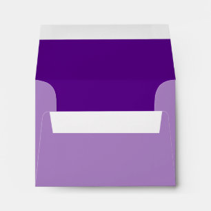Vibrant Purple Accent Color Customizable Envelope