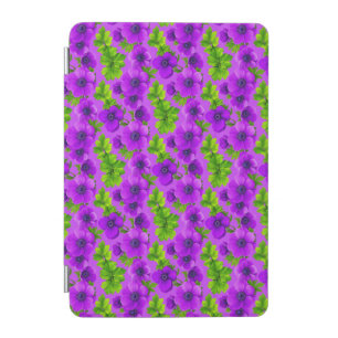 Vibrant Purple Anemone Flowers iPad Mini Cover