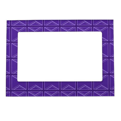 Vibrant Purple Color Union Jack Magnetic Frame