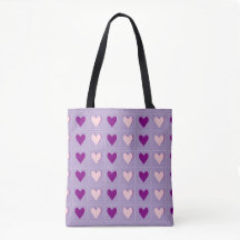 Vibrant Purple Heart-Shaped 