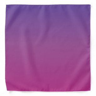Vibrant Purple to Pink Gradient Bandana