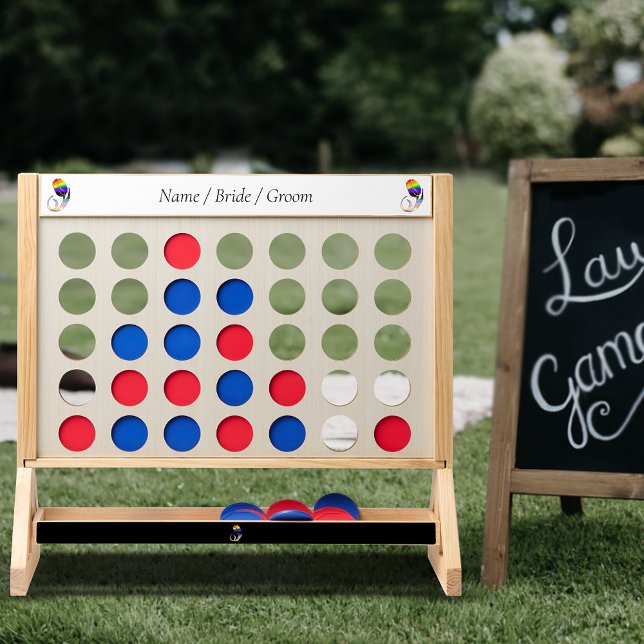 Vibrant Rainbow Minimalist Tulip LGBTQ+  Fast Four (Creator Uploaded)