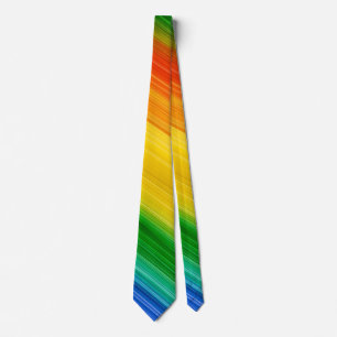 Vibrant Rainbow of Colors Neck Tie